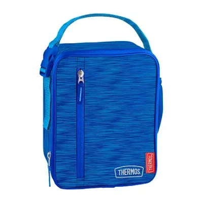 Thermos Upright W Flex-a-guard Liner Lunch Bag In Blue
