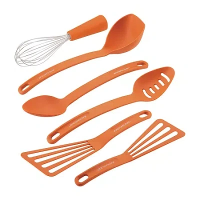 Rachael Ray 6-pc. Kitchen Utensil Set In Orange