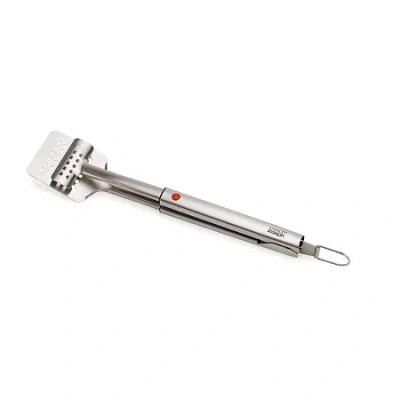 Joseph Joseph Grillout Bbq Turner And Tongs With Retractable Head In Silver