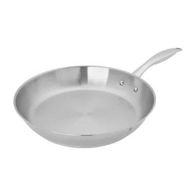 Henckels Aragon Stainless Steel 12" Frying Pan In Silver