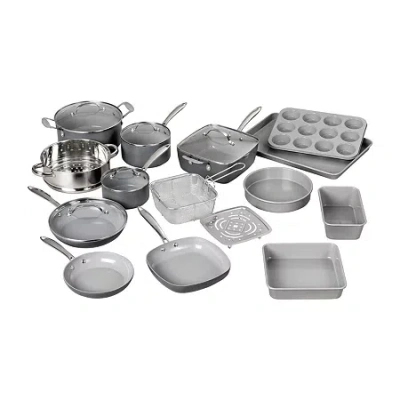 Granitestone Pro Hard Anodized 20-pc. Nonstick Cookware And Bakeware Set In Gray