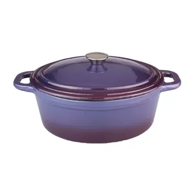 Berghoff Neo 8-qt. Oval Cast Iron Casserole Dish In Purple