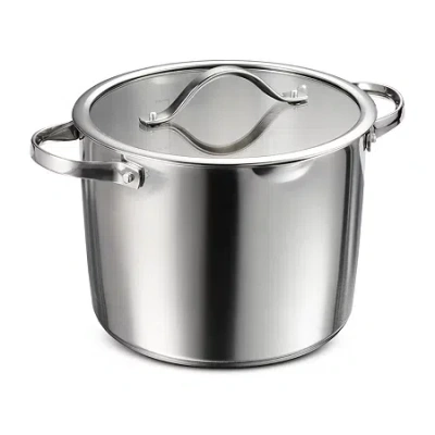 Tramontina Tempo Tri-ply Stainless Steel 8-qt. Stockpot In Silver