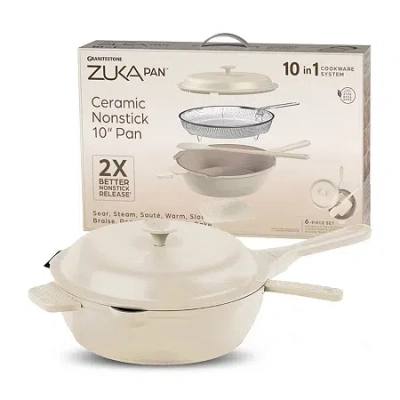 Granitestone Zuka Everyday Multi-functional 10" Pan Cooking System In White