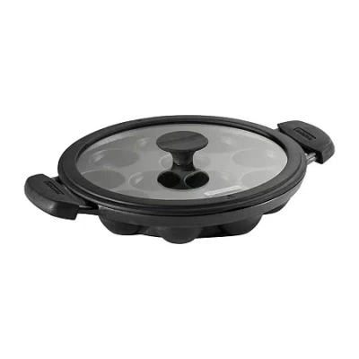 Tramontina Pre-seasoned Cast Iron Paniyarakkal Pan In Black