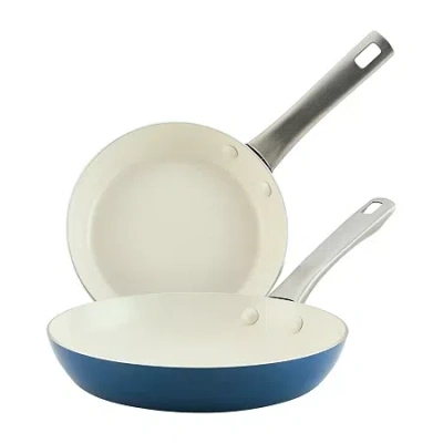 Farberware Vibrance Ceramic 2-pc. Frying Pan Set In Blue