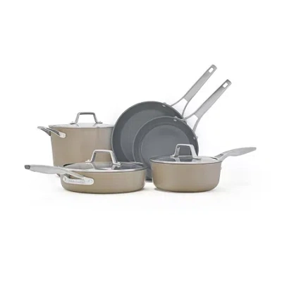 Calphalon Premier Ceramic 8-pc. Cookware Set In Gray