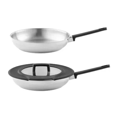 Berghoff Gem Stainless Steel 3-pc. Cookware Set In Silver