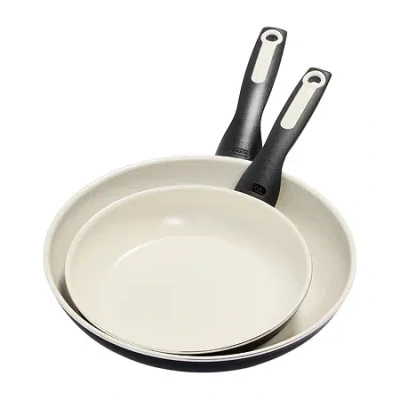 Green Pan Greenpan Rio Ceramic Non-stick 2-pc. Frying Pan In Black