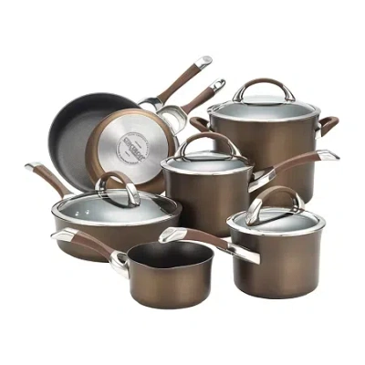 Circulon Symmetry Hard Anodized 11-pc. Cookware Set In Brown
