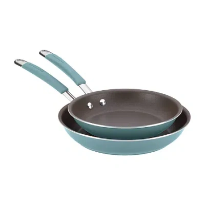 Rachael Ray Cucina 2-pc. Non-stick Skillet Set In Blue