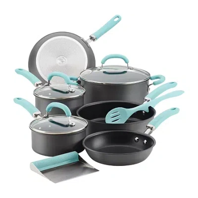 Rachael Ray Create Delicious Hard Anodized 11-pc. Cookware Set In Gray