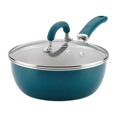 Rachael Ray Create Delicious 3-qt. Non-stick Everything Pan With Lid In Blue