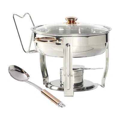 Denmark 8-pc. Stainless Steel Chafing Dish In Silver