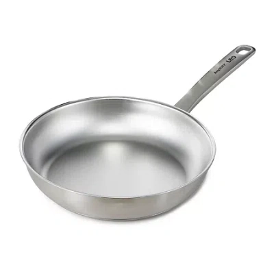 Berghoff Leo Graphite Recycled 18/10 Stainless Steel 10" Frying Pan In Silver