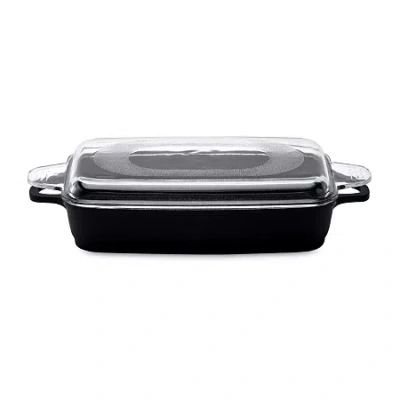 Berghoff Scala 16.5âx9.75â Aluminum Roasting Pan In Black
