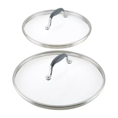 Anolon Advanced Home 2-pc. Glass Pan Lids In Gray