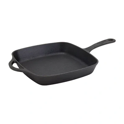 Mason Craft & More 11" Mcm Open Square With Assist Handle Frying Pan In Black