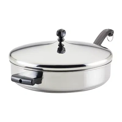Farberware Classic Series 4.5-qt Saute Pan With Lid In Silver