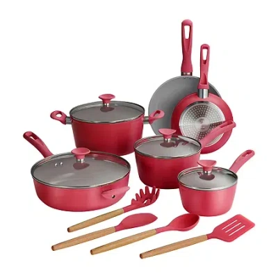 Tramontina Ceramic 14-pc. Cookware Set In Red