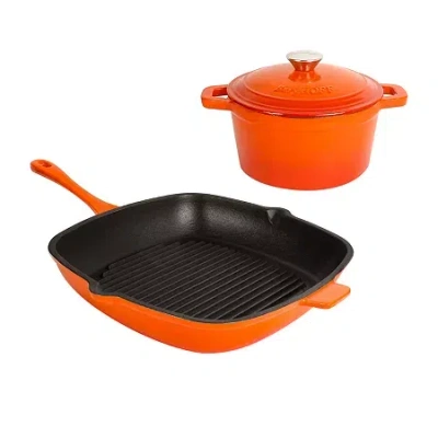 Berghoff Neo Cast Iron 3-pc. Cookware Set In Orange