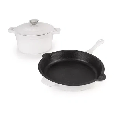 Berghoff Neo Cast Iron 3-pc. Cookware Set In White
