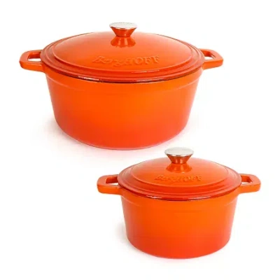 Berghoff Neo Cast Iron 4-pc. Cookware Set In Orange