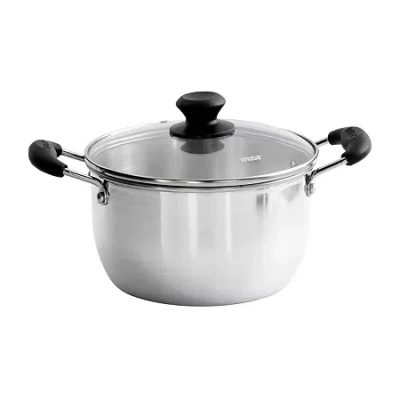 Imusa 8-qt. Aluminum Stockpot With Lid In Silver