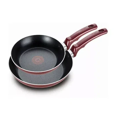 T-fal Essentials 2-pc. Non-stick Frying Pan In Red