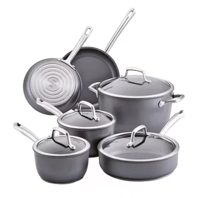 Anolon Accolade 10-pc. Induction Pots And Pans Set In Gray
