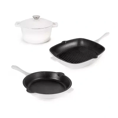 Berghoff Neo Cast Iron 4-pc. Cookware Set In White