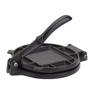 Infuse Cast Iron 7.25" Tortilla Press In Black