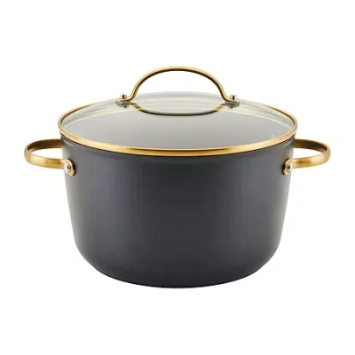 Farberware Induction 6-qt Stockpot With Lid In Black