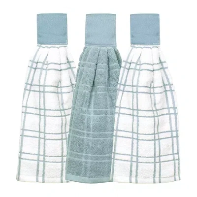 Ritz 3-pc. Kitchen Tie Towel Set In Blue