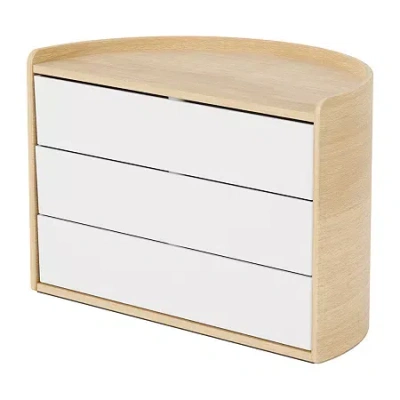 Umbra Moona Plywood Storage Box In White