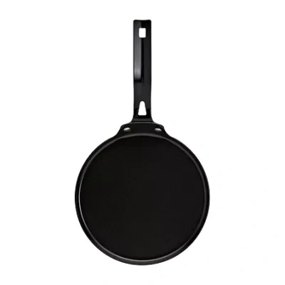 Infuse Carbon Steel 9" Non-stick Comal Pan In Black