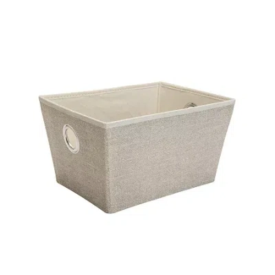 Kennedy International Beige Fabric Storage Box In Sand