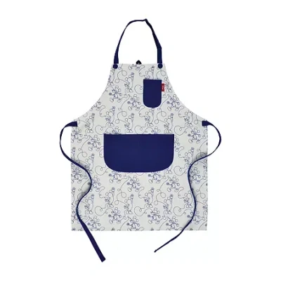 Disney Home Apron With Pockets In Blue