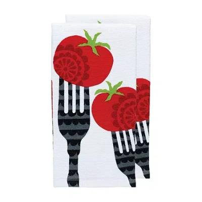T-fal Pigment Print 2-pc. Kitchen Towel Set In Multi