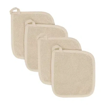 Ritz Terry 4-pc. Pot Holder Set In Brown
