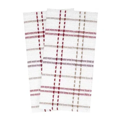 Ritz Royale Check 2-pc. Kitchen Towel Set In Brown