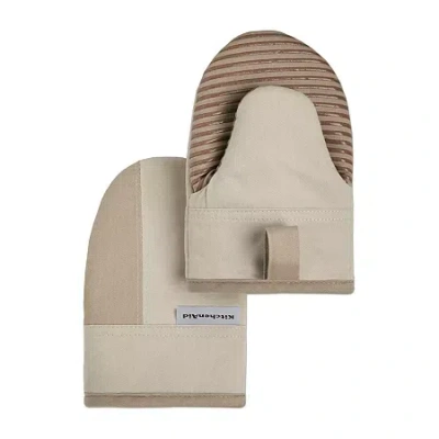 Kitchenaid Beacon Mini 2-pc. Oven Mitt Set In Sand