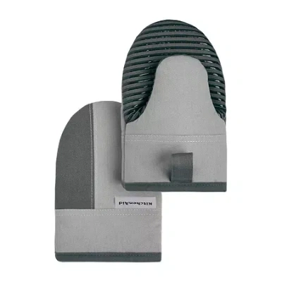 Kitchenaid Beacon Mini 2-pc. Oven Mitt Set In Gray