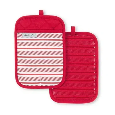 Kitchenaid Albany 2-pc. Pot Holder Set In Red
