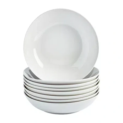 Tabletops Unlimited 8-pc. Ceramic Soup Bowl In White