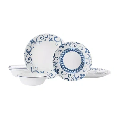 Corelle Artemis 12-pc. Glass Dinnerware Set In White