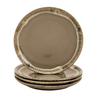 Tabletops Unlimited Tuscan Stoneware Salad Plate In Gray
