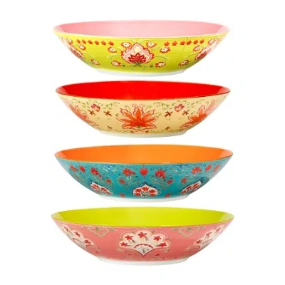 Certified International Francesca 4-pc. Soup Bowl Set In Multi