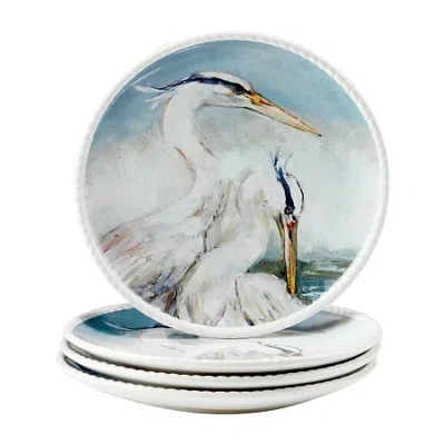 Certified International Shorebirds 4-pc. Earthenware Dinner Plate In Multi