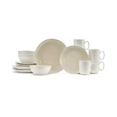 Baum Harmony Natural 16-pc. Ceramic Dinnerware Set In Multi